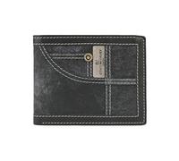 EC Coveri Herren-Geldbörse aus echtem Leder, klassisch, mit Münzfach und Geschenkbox