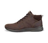 Schnürboots ECCO "ECCO IRVING", Herren, Gr. 44, braun, Nubukleder, Schuhe Schnürboots, Schnürstiefelette, Boots mit Waterproof (73036414-44) braun