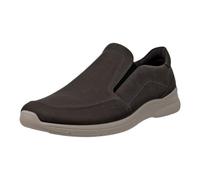ECCO Alltag-Travelschuhe Irving (Nubukleder, Slip-On) dunkelbraun Herren, Größe Euro (US) 47