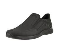 ECCO Alltag-Travelschuhe Irving (Nubukleder, Slip-On) schwarz Herren, Größe Euro (US) 48