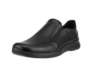ECCO Alltag-Travelschuhe Irving (Vollnarbenleder, Slip-On) schwarz Herren, Größe Euro (US) 43