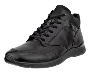 ECCO Alltag-Winterschuhe Irving Mid-Cut (wärmendem Futter, Premium-Leder) schwarz Herren, Größe Euro (US) 46