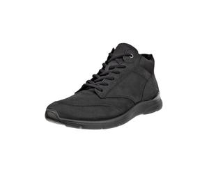 ECCO Alltag-Winterschuhe Irving Mid-Cut (wärmendem Futter, Premium-Nubukleder) schwarz Herren, Größe Euro (US) 44
