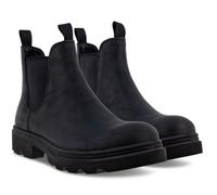 ECCO Alltagschuhe Grainer Chelsea Boot (Veloursleder, wasserabweisend) schwarz Herren, Größe Euro (US) 42