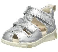 ECCO Baby-Mädchen Mini Stride Fisher Sandal, Pure Silver, 21 EU