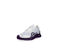 ECCO Biom Infinite Damen-Sneaker aus Textilstrick, Hellweiß/Imperial Purple, 40/41 EU