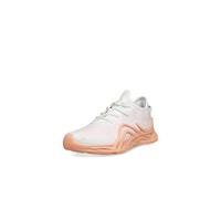 ECCO Biom Infinite Damen-Sneaker aus Textilstrick, Hellweiß/Pfirsichnektar, 9-9.5