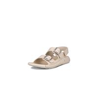 ECCO Sandale Cozmo 3 Strap (Premium-Leder) beige Damen, Größe Euro (US) 40