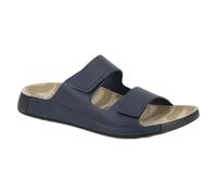 Ecco Cozmo Herren Pantolette dunkelblau marine Klett 500904 - Größe 41