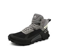 ECCO Wanderschuhe Biom 2.1 Mountain Mid GTX (Premium-Nubukleder, wasserdicht) schwarz/grau Damen, Größe Euro (US) 37