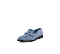 ECCO Damen Dress Classic 15 Penny Loafer, Retro Blue Suede, 40/41 EU