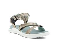 Ecco Damen EXOWRAP W 3S TEX Sandal, SAGE/BEIGE/Ice Flower, 38 EU