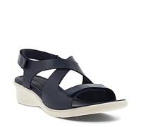 ECCO Damen Felicia Cross Wedge Sandale, Nachthimmel (Night Sky), 34/34.5 EU