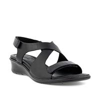 Ecco Damen Felicia Heeled San Sandal, Black, 37 EU