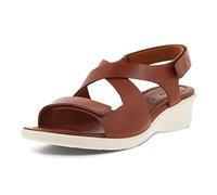 Ecco Damen Felicia Heeled San Sandal, Cognac, 37 EU