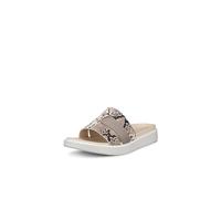 ECCO Damen Flowt Oasis Slide Sandale, Moonrock/Python, 8-8.5