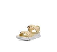 ECCO Damen Gruuv Sol Sandal, Straw Nubuk, 39/39 EU, Stroh-Nubuk, 6/6.5 UK