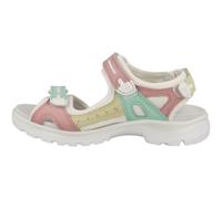 ECCO Sandale Yucatan Leder bunt/weiss Damen, Größe Euro (US) 39