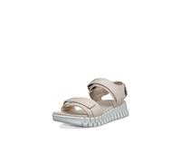 ECCO Sandale Gruuv Sol Lea (Premium-Leder) beige/weiss Damen, Größe Euro (US) 43