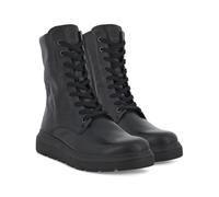 Ecco - Damen Schnürstiefel Nouvelle schwarzLeder Black - Gr. - EU 39