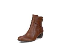 ECCO Damen Shape 35 Inside Zipper Plain Toe Ankle Boot, Cognac, 36/36.5 EU