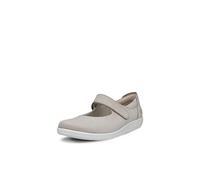 Ecco Damenschuhe Soft 2 (207503) Mary-Jane Ballerina Grau Größe 39