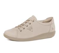Ecco Schnürschuh Soft 2.0 Damen Leder, leichte und flexible Sohle Größe 39