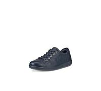 Ecco Schnürschuhe Soft 2.0 Tie Damen leichte, flexible Sohle Blau Größe 39