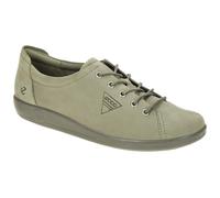 ECCO Damen SOFT 2.0 schnürer Vetiver Grau 40