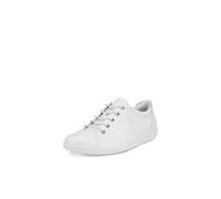 ECCO Damen Schnürschuhe Sportliche Schnürer Leder weiss 39