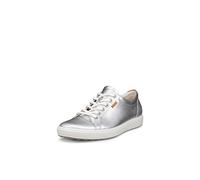 ECCO Damen Soft 7 430003 Nubuck Metallic Silver Trainer 43 EU