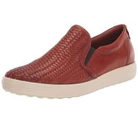 ECCO Damen Soft 7 Woven Slip-on 2.0 Sneaker, Cognac, 38/38.5 EU