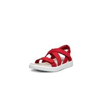 ECCO Damen SOFT SANDAL CROSS STRAP Rot 40