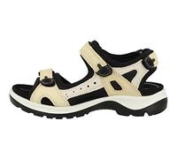 Ecco Damen Yucatan W Sandal, Straw/Shadow White, 36 EU