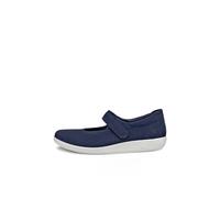 Ecco Soft 2 Schuhe Mary-Jane Ballerina blau 207503 - Größe 42