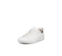 Ecco Sneaker Soft 7 Easy Slip Low – Premium-Leder – Limestone – Damen Größe 38