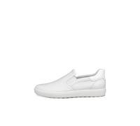 Ecco Sneaker Soft 7 Easy Slip-On Damen Weiß/Lackweiß Größe 40/41 EU