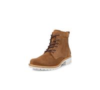 Ecco Stiefelette Elaina Lace Boot Premium-Leder hellbraun Damen Größe 40