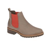 Ecco Elaine Chelsea Stiefelette grau rot 24460302064 - Größe 35