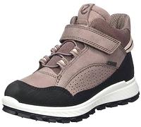 Ecco EXOSTRIKE Kids Ankle Boot, Black/Dusty Purple/Dusty Purple, 34 EU
