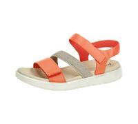ECCO Damen Flowt 2 Band Sandale, Nubukleder Koralle, 38/38.5 EU