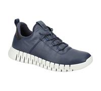 ECCO Sneaker Gruuv Lea (aus Nubukleder) marineblau Herren, Größe Euro (US) 43