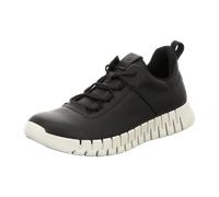 ECCO Sneaker Gruuv Lea (aus Nubukleder) schwarz/weiss Herren, Größe Euro (US) 41