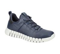 Ecco Sneaker Gruuv Lea Nubukleder marineblau Herren Größe 42