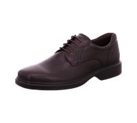 Schnürschuh ECCO "Helsinki 2", Herren, Gr. 44, braun (mokka), Nubukleder, Schuhe Schnürschuh, Freizeitschuh, Halbschuh, Schnürschuh mit herausnehmbarem Fußbett (92115853-44) mokka