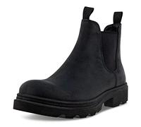 Ecco - Grainer Leather Cow Oil Nubuck - Freizeitstiefel, Gr. 40, schwarz (Black)