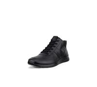 Schnürboots ECCO "ECCO IRVING", Herren, Gr. 44, schwarz, Leder, Schuhe Schnürboots, Schnürstiefelette, Boots mit Waterproof (54836730-44) schwarz