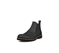 Chelseaboots ECCO "Jamestown", Herren, Gr. 40, schwarz, Nubukleder, Schuhe Chelseaboots, Schlupfboots, Stiefelette, Business-Boots mit Stretcheinsätze (62120544-40) schwarz