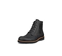 Schnürstiefelette ECCO "Jamestown Lace Boot", Herren, Gr. 45, schwarz, Nubukleder, Schuhe, Stiefel, Schnürboots, Klassik-Stiefelette mit Profilsohle (53720645-45) schwarz