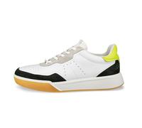 Ecco - Herren Leder Sneaker Street Court paetwhite PEAT/WHITE/LIME PUNCH - Gr. - EU 44